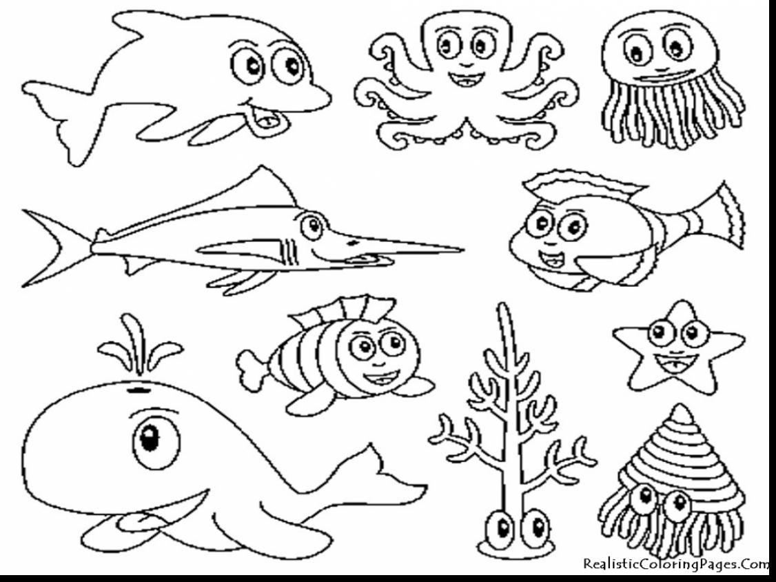 1126x844 Sea Animal Coloring Pages New Coloring Sheets