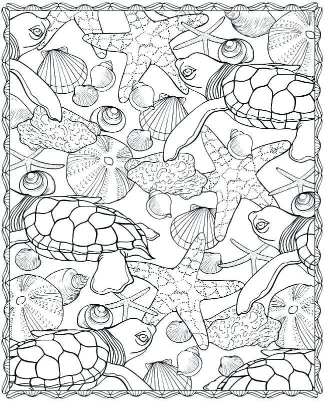 650x800 Coloring Pages Of Ocean Animals Sea Animals Coloring Ocean Animal