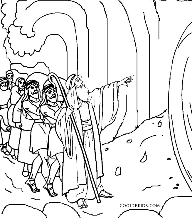 654x740 Printable Moses Coloring Pages For Kids