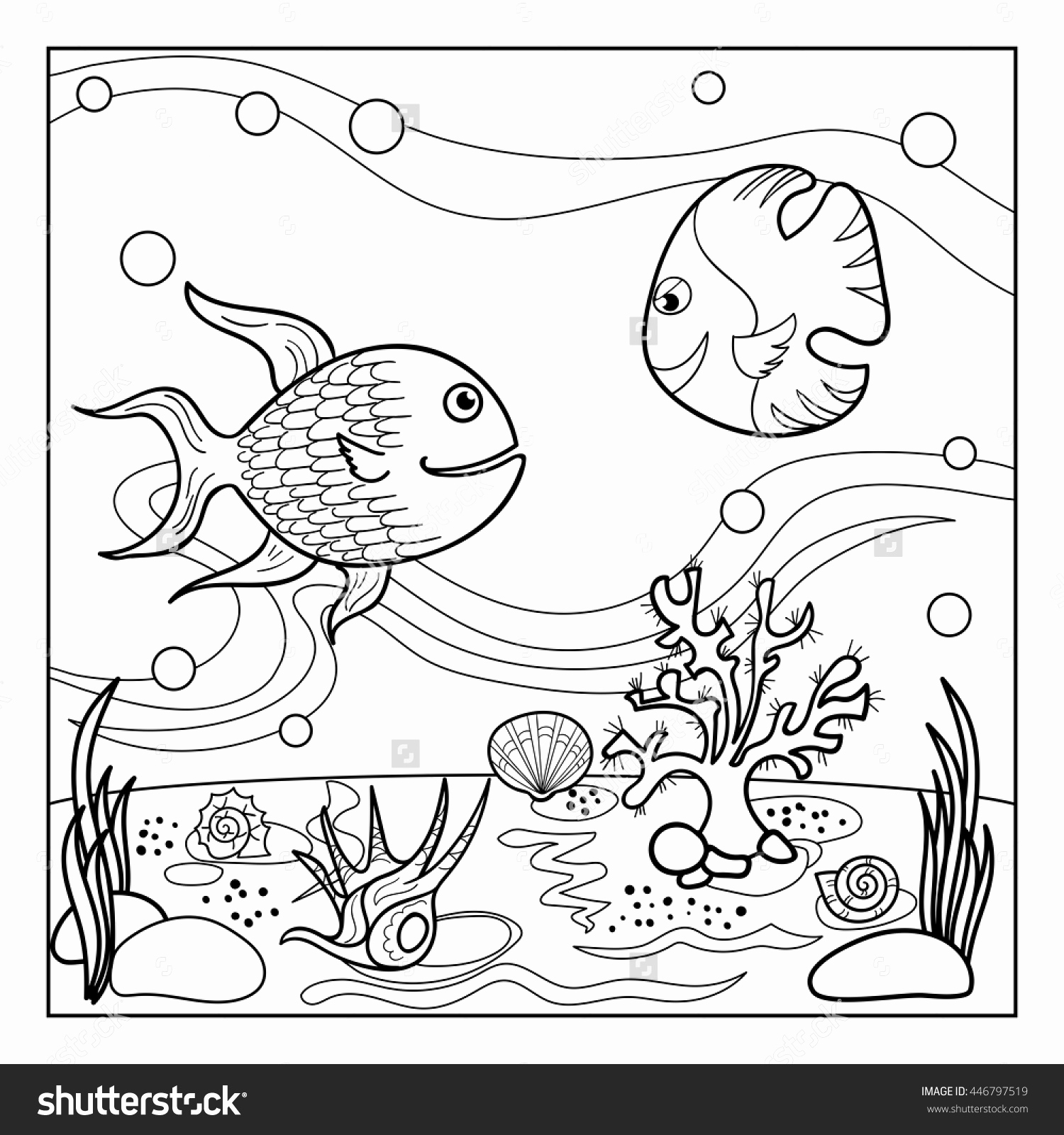 1500x1600 Fish Coloring Pages Luxury Fresh Sea Fish Coloring Pages
