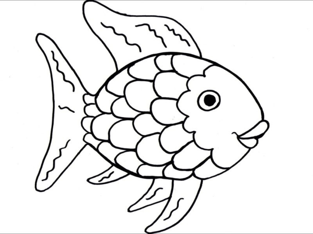 1024x768 Terrific Sea Fish Coloring Pages With Ocean Page And Pdf