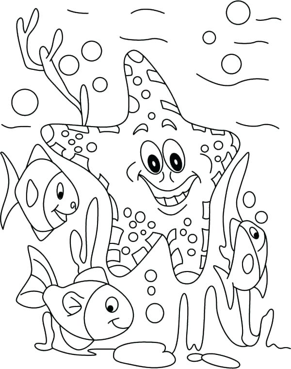 600x761 Coloring Pages Sea Animals Sea Life Coloring Pages And Sea Life