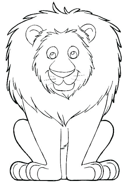 432x637 Coloring Pages Of A Lion