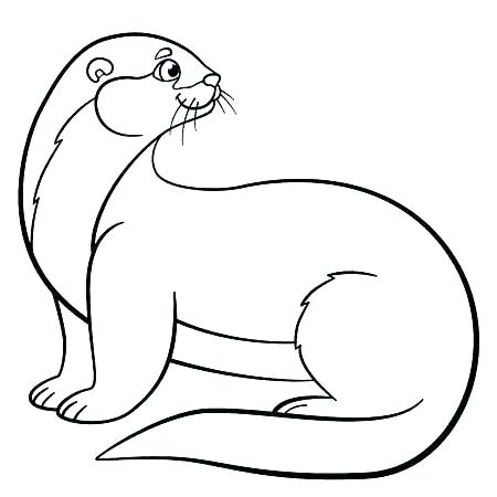450x450 Sea Otter Coloring Pages S S Sea Otter Colouring Pages