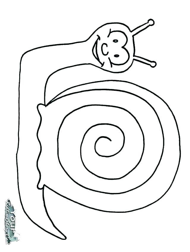 640x849 Snail Coloring Page Cute Ornate Garden Snail Coloring Page Vector