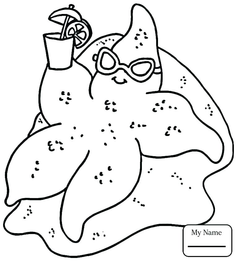 765x844 Sea Star Coloring Page Narwhal Coloring Page Coloring Page Animal