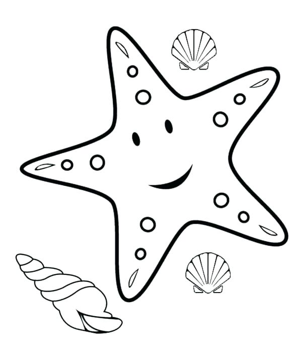 600x699 Coloring Page Star Star Coloring Pages Sea Star Coloring Page