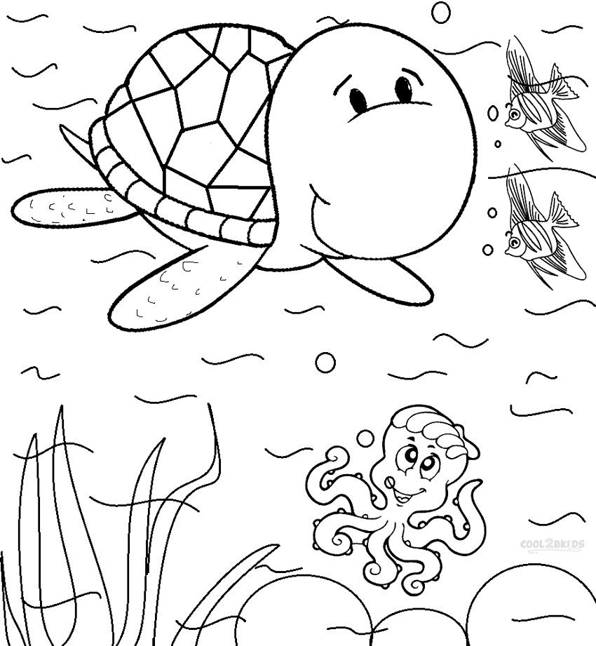 850x921 Printable Sea Turtle Coloring Pages For Kids