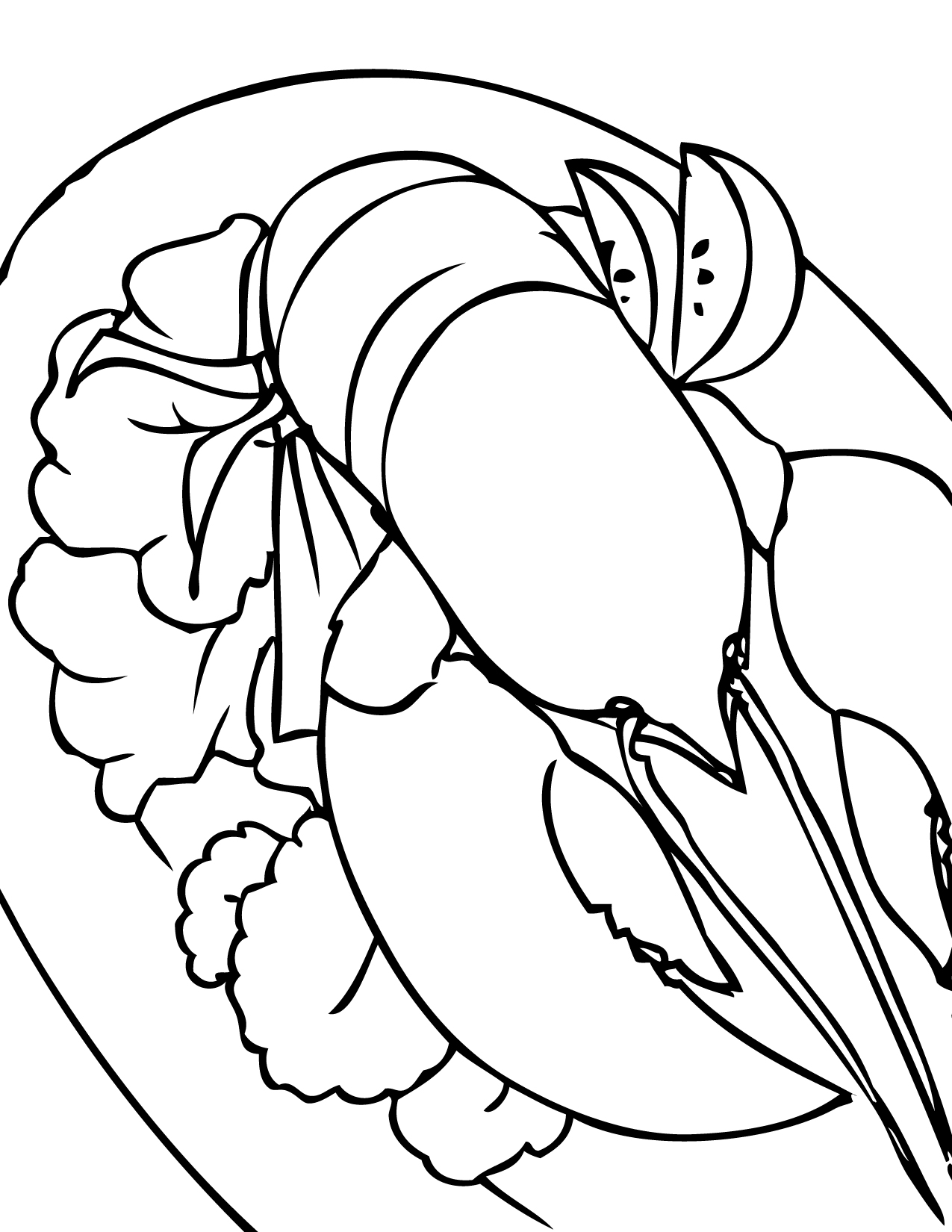 1275x1650 Lobster Coloring Page