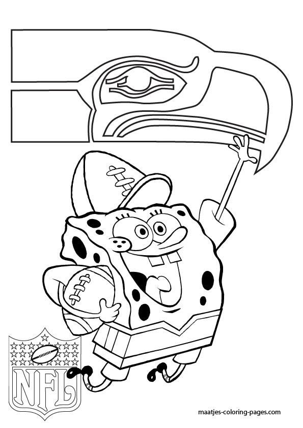 595x842 Free Seattle Seahawks Coloring Pages Seattle Seahawks The Nfl