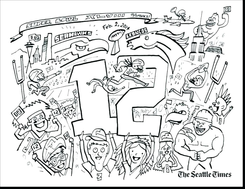 945x730 Seattle Seahawks Coloring Pages Also Logo Coloring Pages Helmet