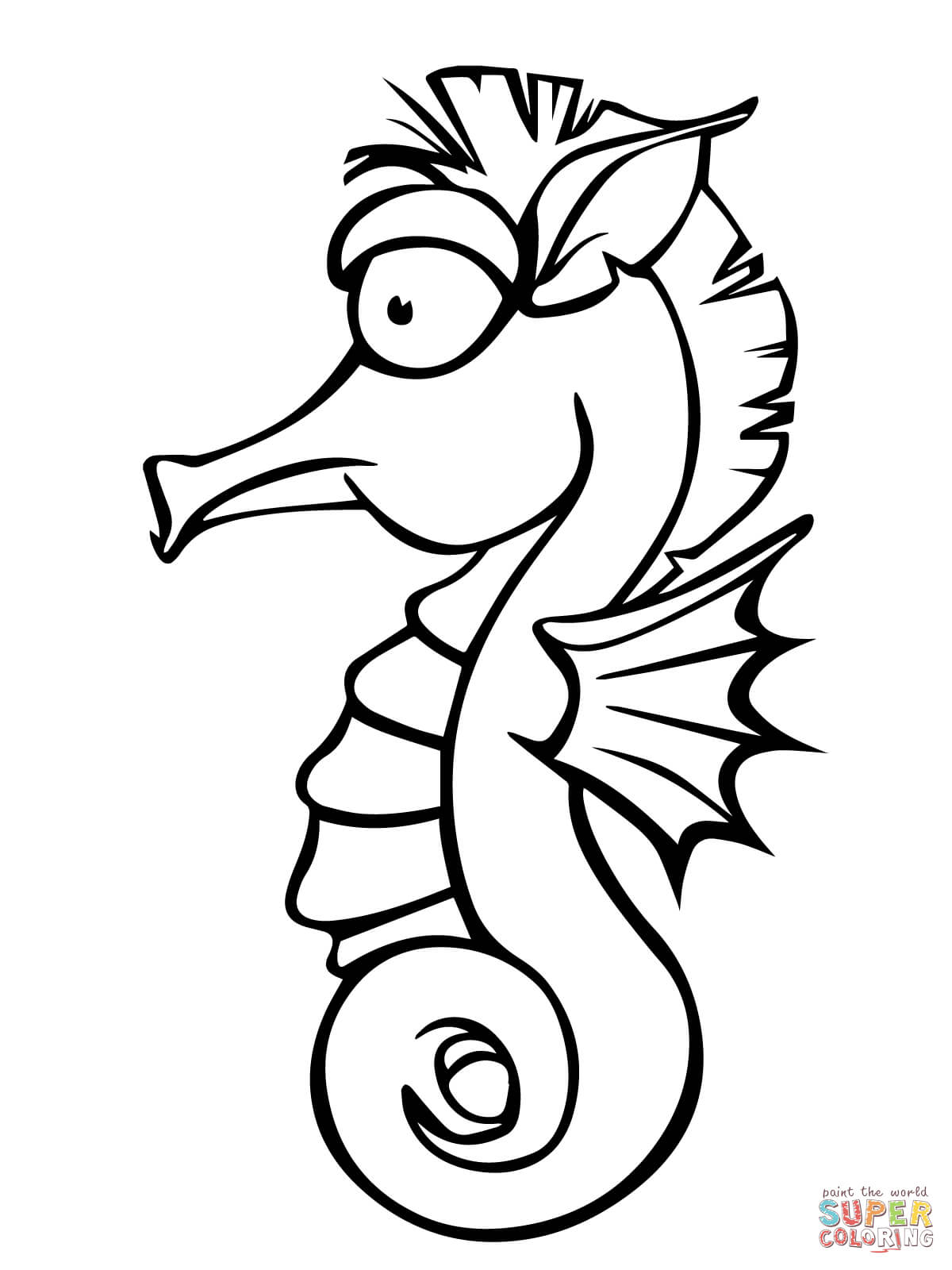 1200x1600 Seahorse Coloring Pages Free Coloring Pages Seahorse Coloring