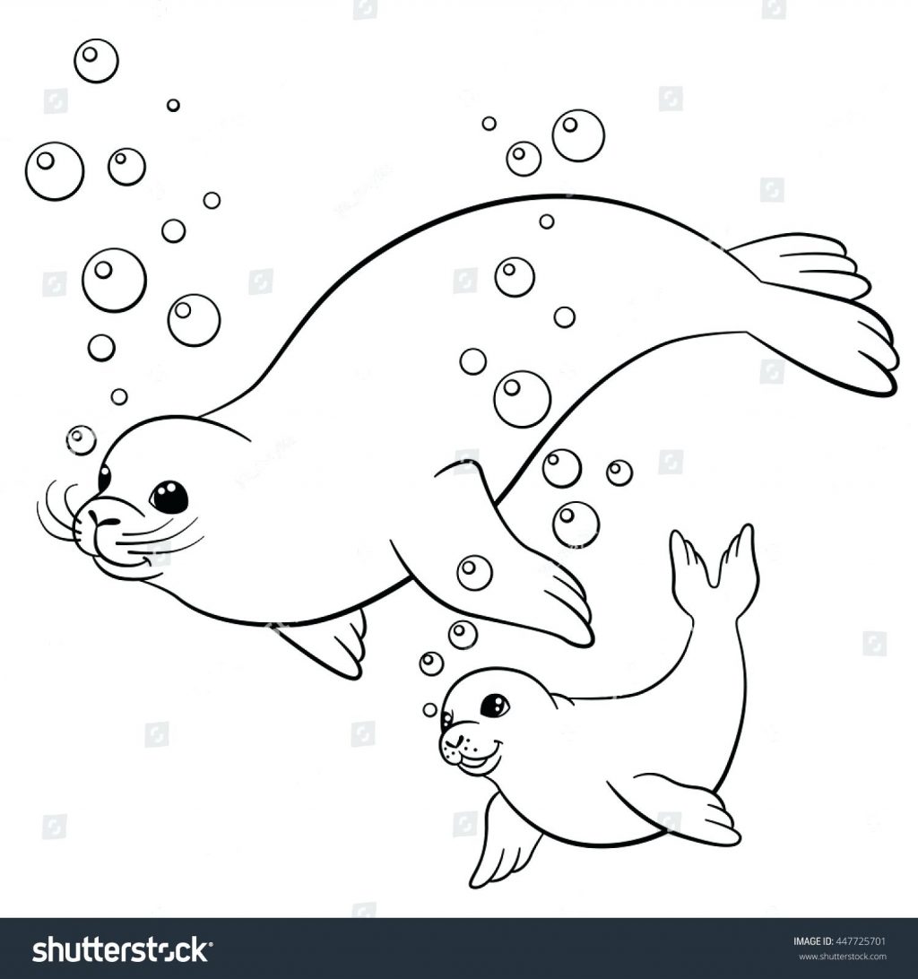 1024x1092 Coloring Page Seal Coloring Page Arctic Seal Coloring Page