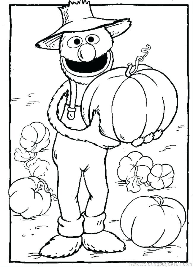 650x900 Sesame Street Coloring Page