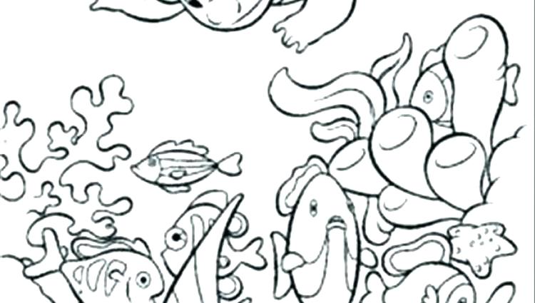 750x425 Seascape Coloring Pages Whale Seascape Coloring Page Free Seascape