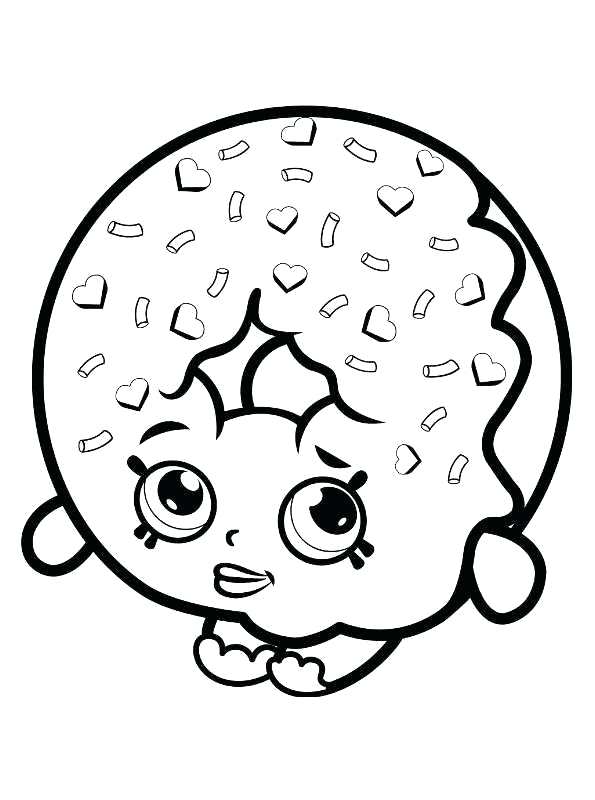 595x800 Shopkins Coloring Pages Coloring Pages Cake Shopkins Coloring