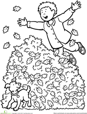 301x396 In Season! Coloring Pages For The Four Seasons