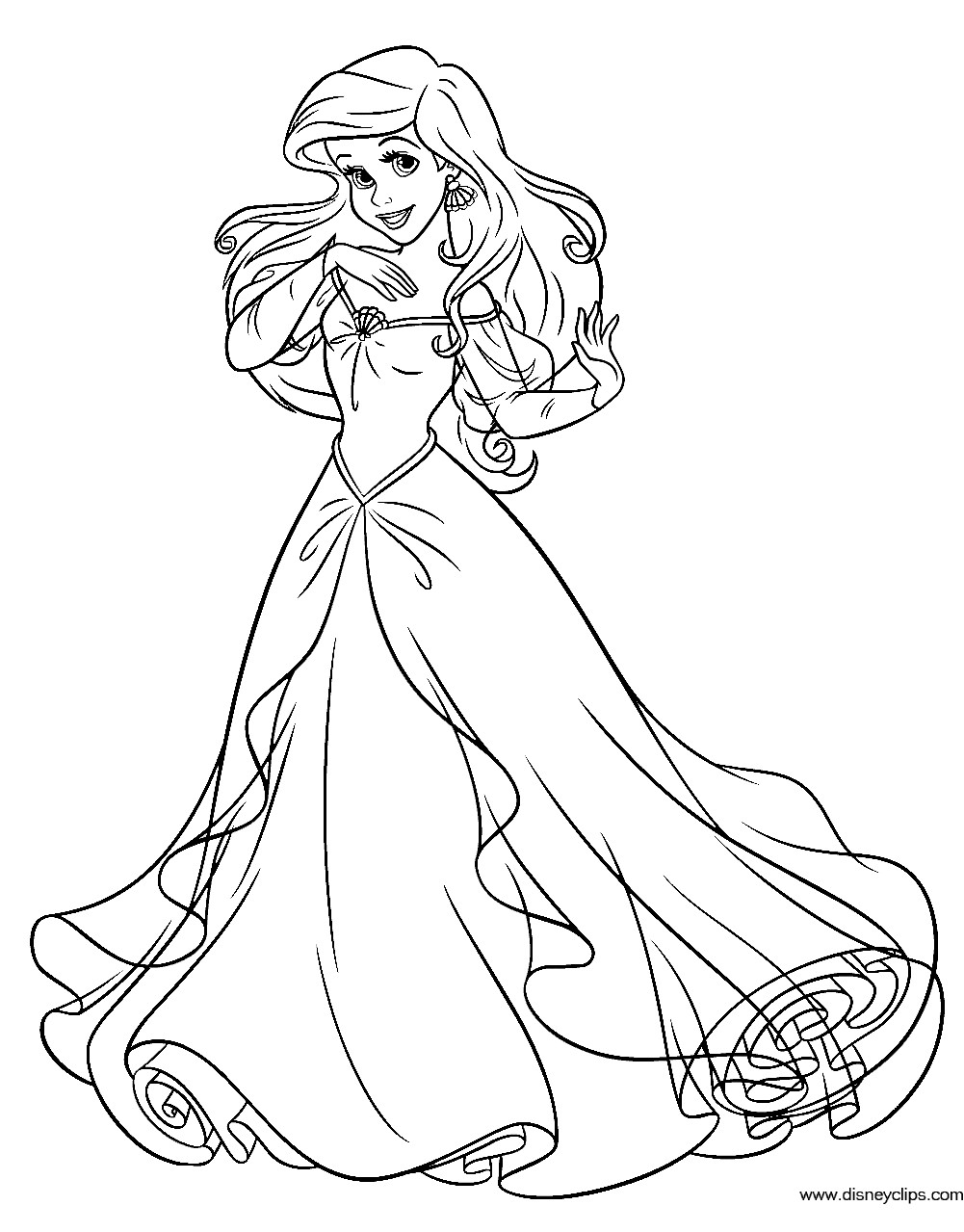 1001x1279 Little Mermaid Sebastian Coloring Pages New Princess Ariel Best