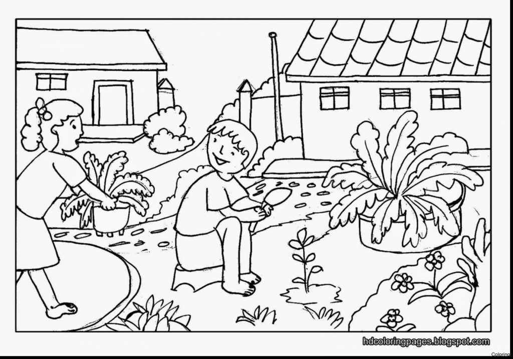 1024x716 Gardenoloring Pages Printable Free Vegetable Secretolouring Pdf