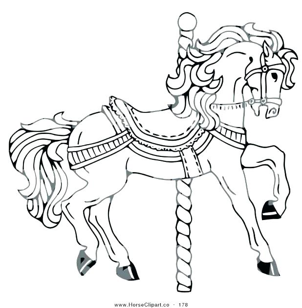 618x630 Secretariat Coloring Pages Free Horse Coloring Pages Horse
