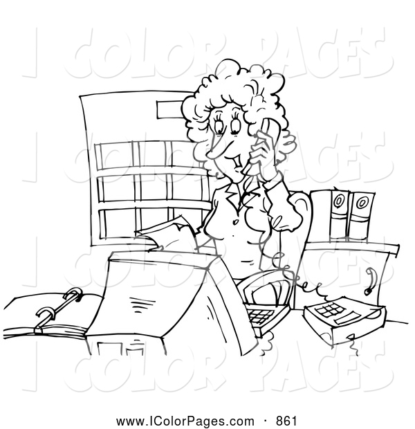 600x620 The Office Coloring Pages