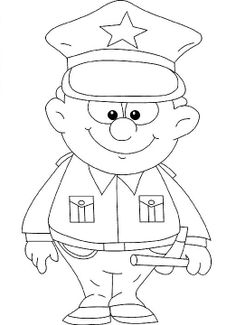 236x325 Police Officer Printables Free Printable Coloring Page