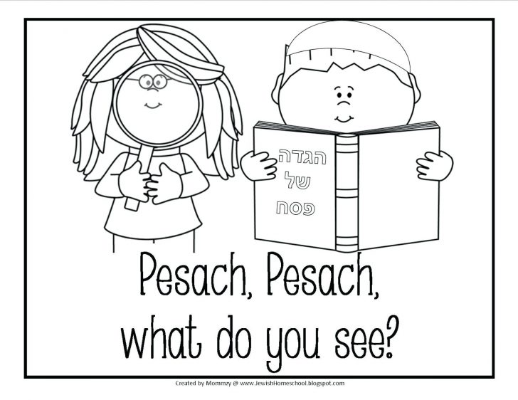 728x562 Passover Seder Plate Coloring Page Messianic Education Trusts Kids