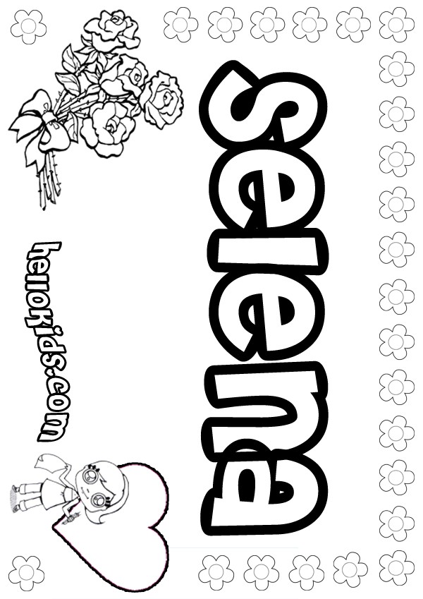 600x849 Selena Coloring Pages