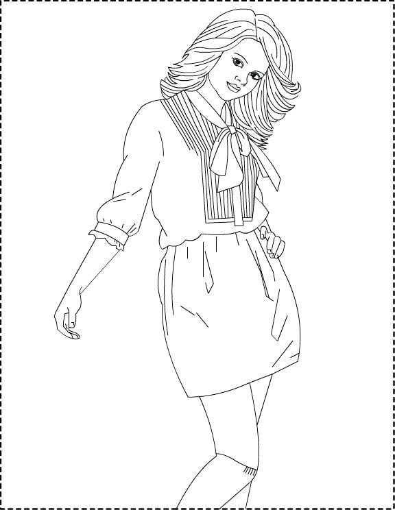 576x744 Selena Gomez Coloring Pages Free Coloring Pages Coloring Pages