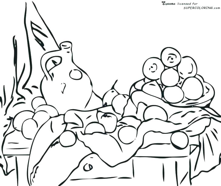 728x613 Self Portrait Coloring Page Pretty Coloring Pages Of Famous