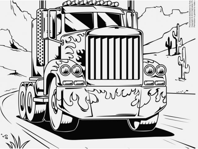 640x480 Camper Coloring Pages Images Innovative Coloring Pages Semi Trucks