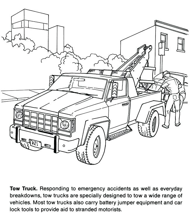 650x750 Semi Truck Coloring Pages