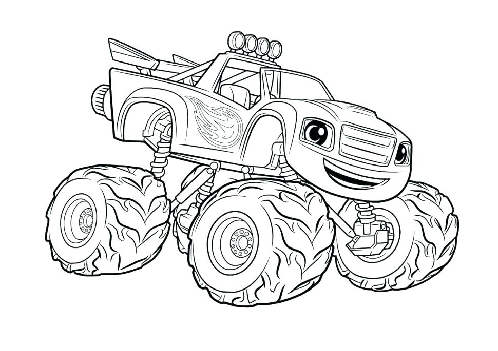 970x685 Monster Truck Coloring Pages Big Trucks Coloring Pages Pickup