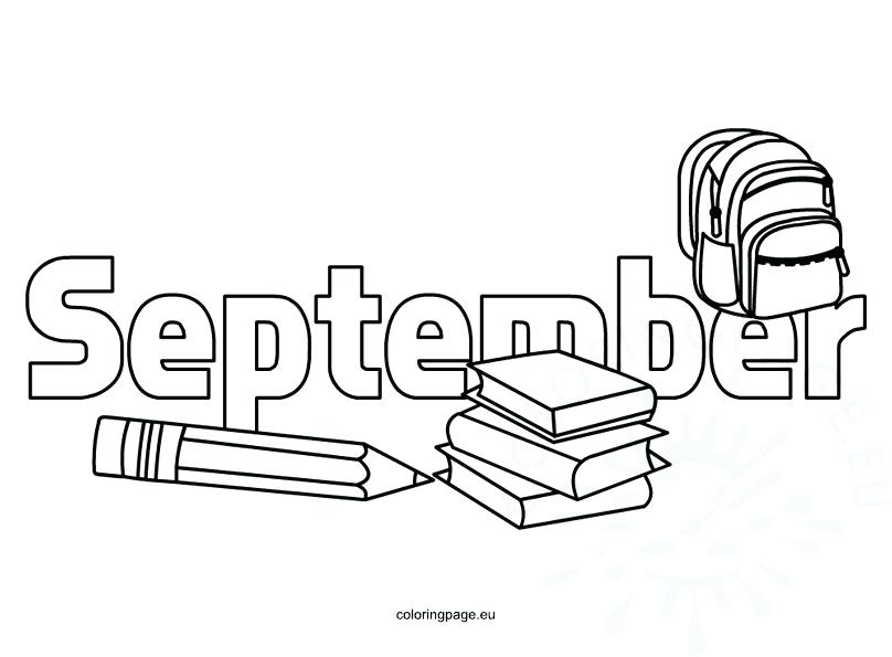 808x595 Fresh September Coloring Pages For Coloring Page September