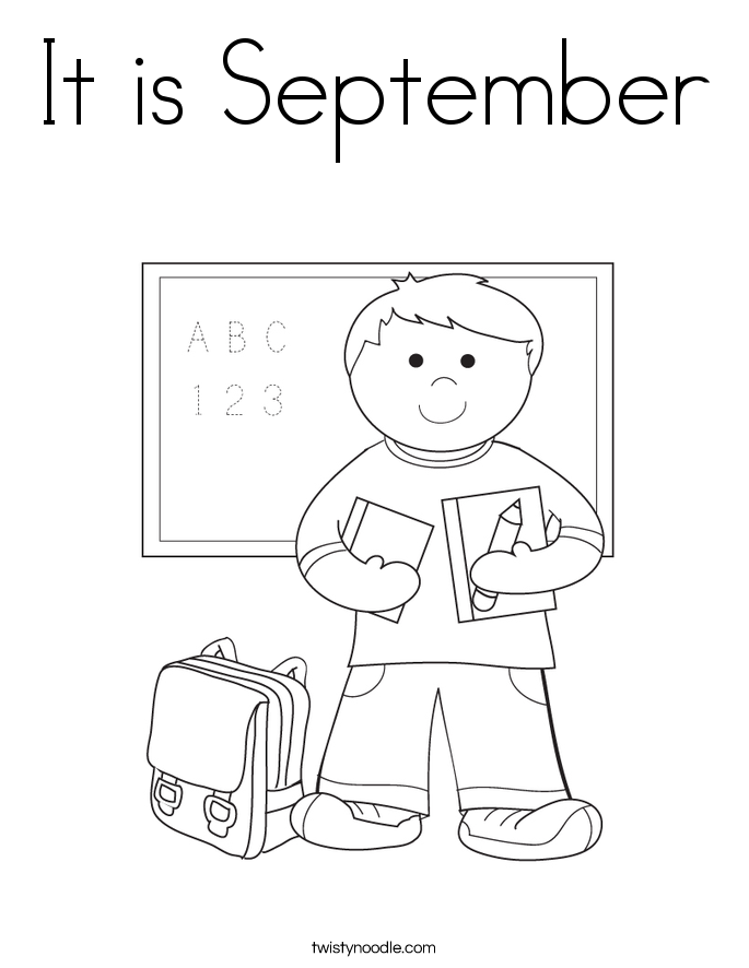 685x886 It Is September Coloring Page