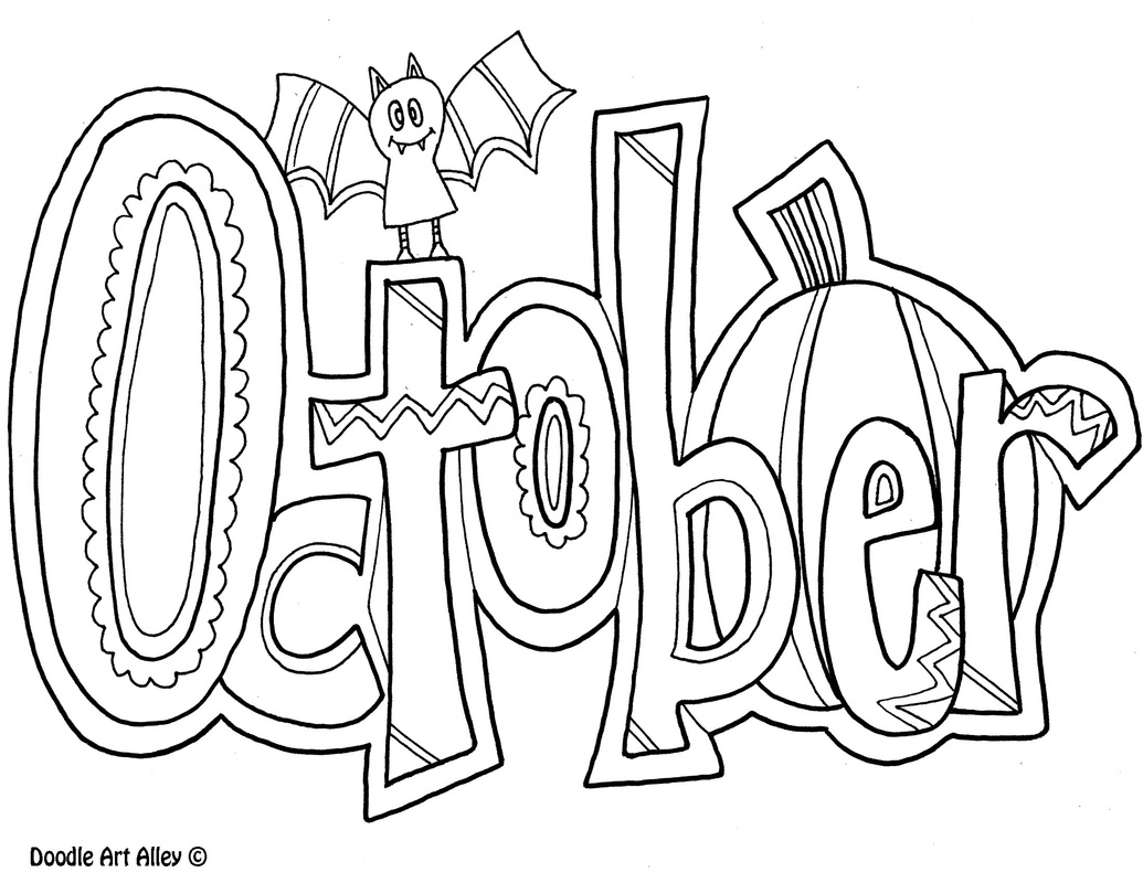 1035x800 Months Of The Year Coloring Pages