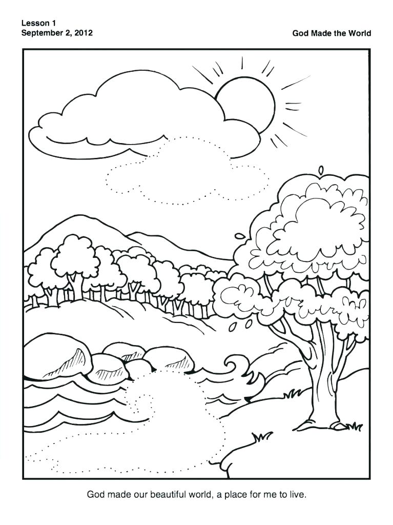 767x1024 Coloring Pages Of Mandala To Print For Creation Days Day