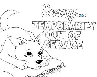 340x270 Dog Coloring Page Etsy