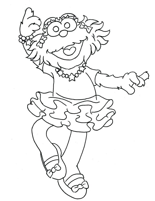 650x841 Printable Sesame Street Characters Coloring Pages Grover Coloring