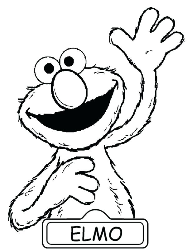 600x810 Sesame Street Coloring Page Greeting Us In Sesame Street Coloring