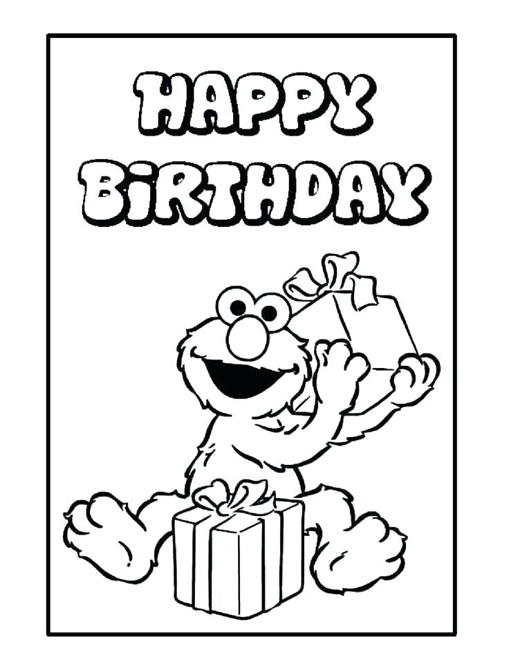 736x960 Free Printable Birthday Coloring Pages Printable Coloring Pages