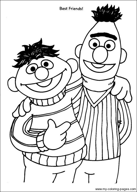 569x796 Printable Sesame Street Characters Coloring Pages