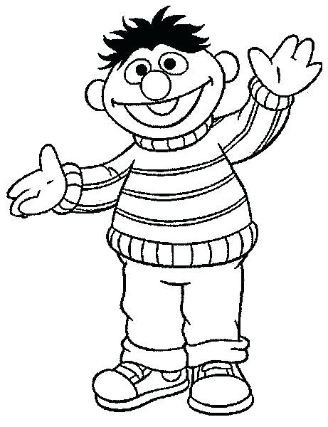461x600 Sesame Street Characters Coloring Pages Cartoon Sesame Street
