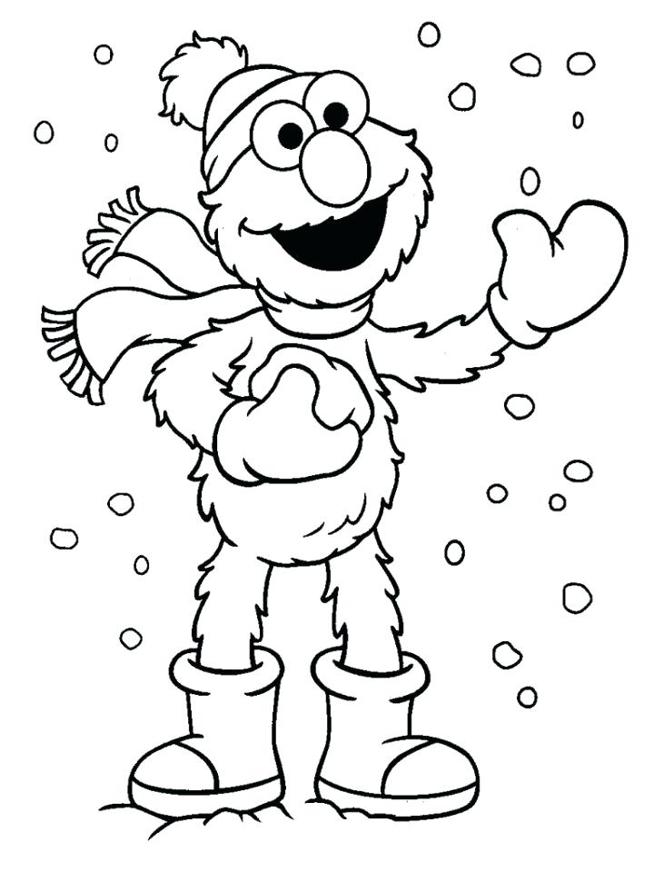 720x960 Sesame Street Christmas Colouring Pages Book Sign Coloring