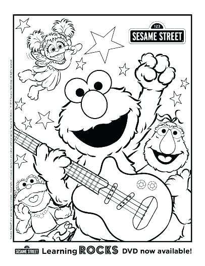 Sesame Street Coloring Pages