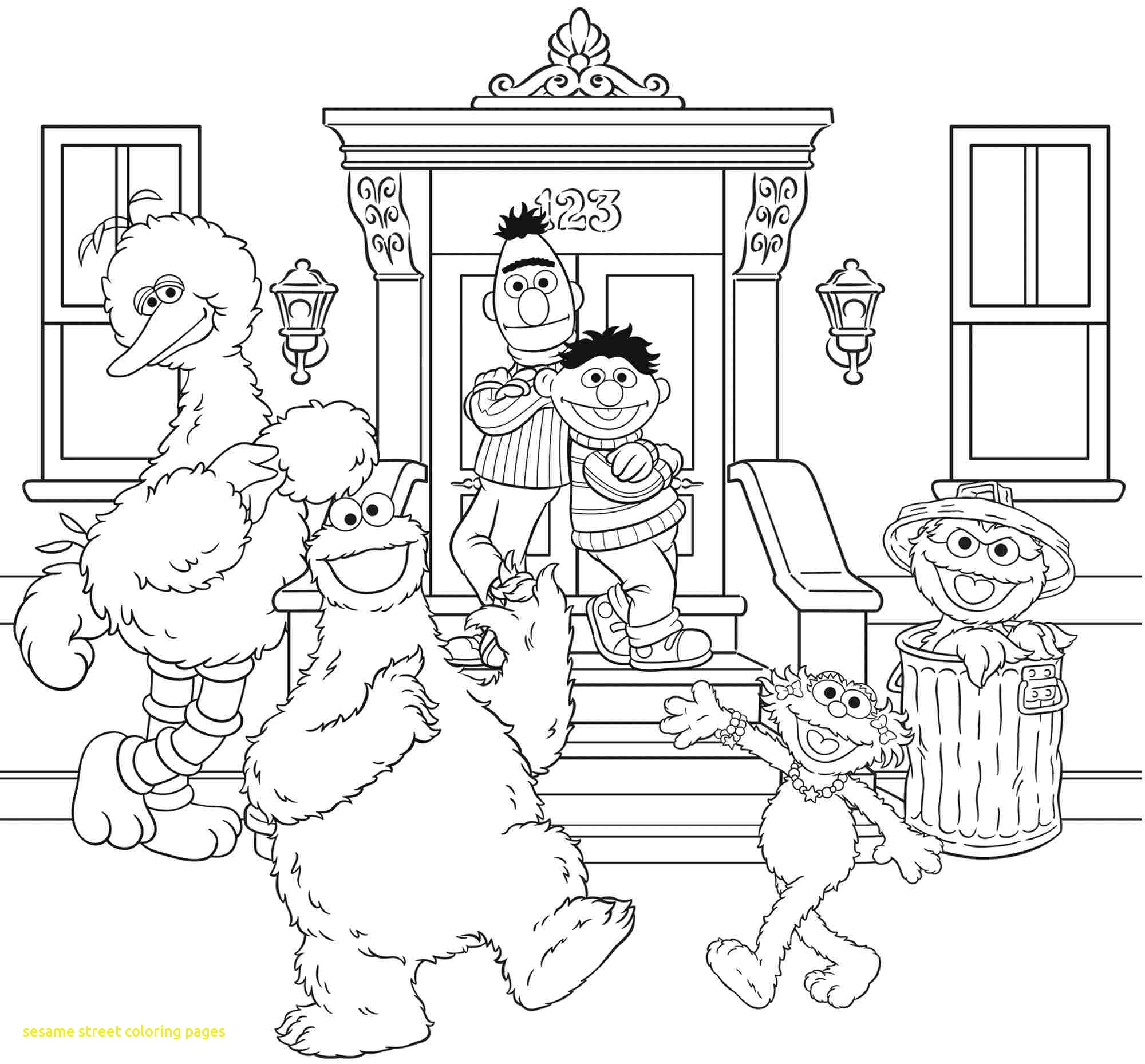 2000x1858 Sesame Street Coloring Pages With Coloring Pages Sesame Street