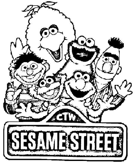 530x640 Sesame Street Coloring Pages Coloring Pages Printable
