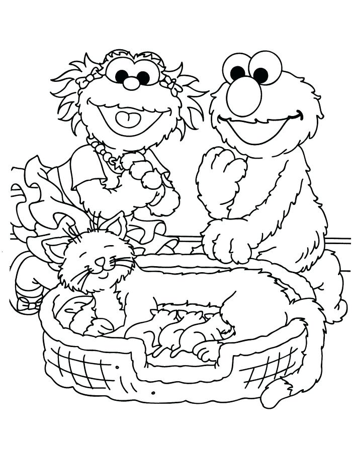 700x906 Sesame Street Coloring Pages