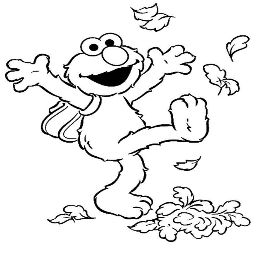 897x864 Coloring Pages Elmo Halloween Free Sheets For Kids Page Impressive