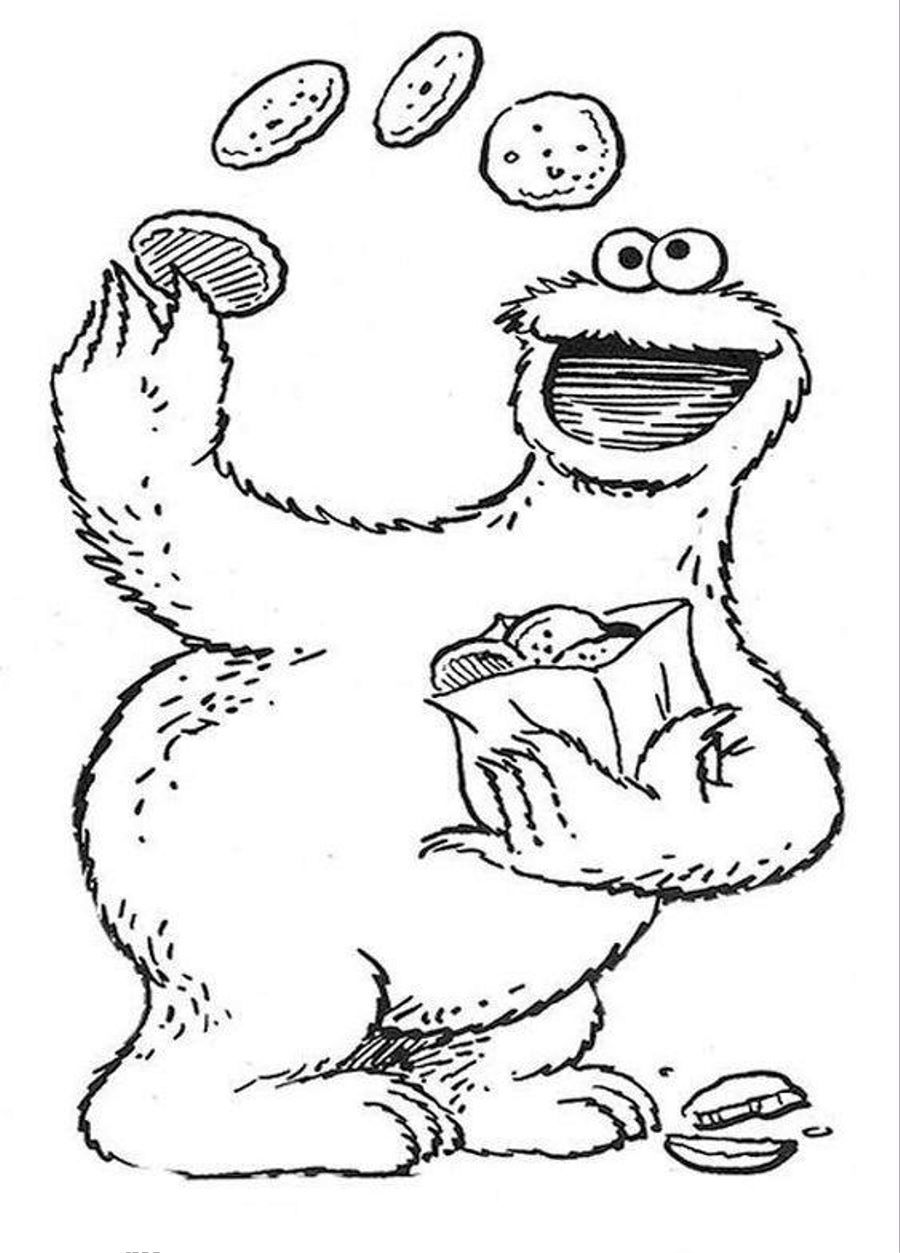 900x1253 Free Sesame Street Pictures To Print Coloring